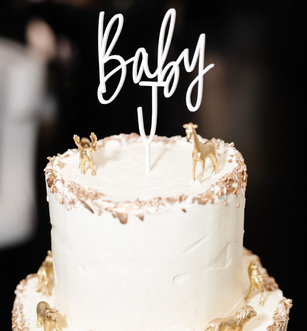 BABY NAME | CUSTOM CAKE TOPPER