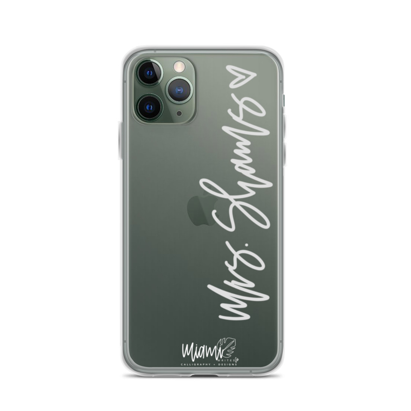 PERSONALIZED MRS IPHONE CASE