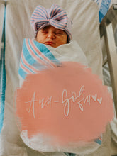 Load image into Gallery viewer, Sofi’s baby name plate
