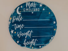 Load image into Gallery viewer, Sofi’s baby name plate
